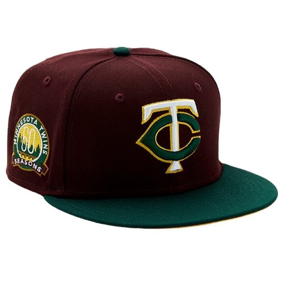 New Era Minnesota Twins Outdoor 59FIFTY Fitted Hat 60 Seasons Side Patch 7 1/4